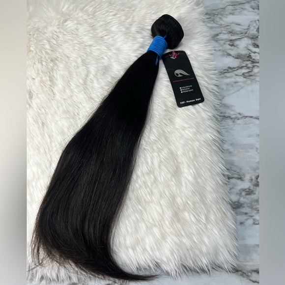 16 In Natural Black 1 Bundle Human Hair 100% Unprocessed Brazilian high … - Picture 1 of 5